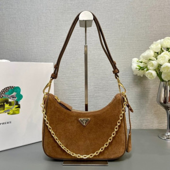 [ Prada ] 프라다 스웨이드 숄더백