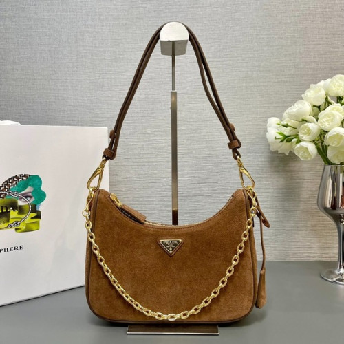 [ Prada ] 프라다 스웨이드 숄더백