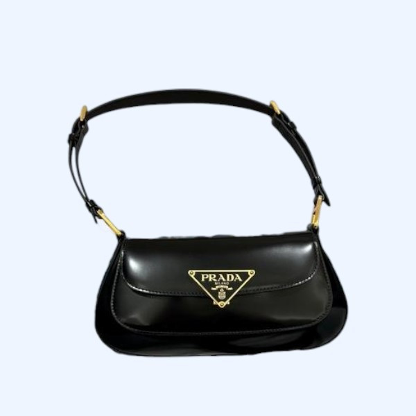 [ Prada ] 프라다 브러쉬드 레더 숄더백