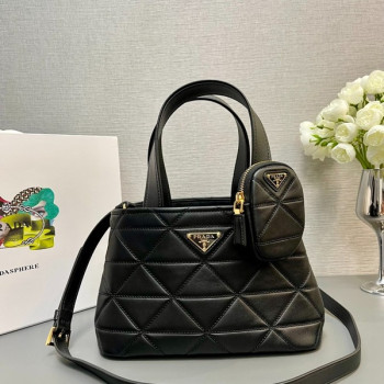[ Prada ] 프라다 퀼팅 가죽 토트 백 스몰