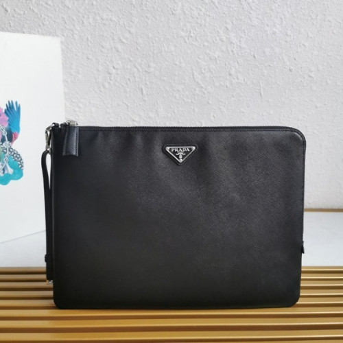 [ Prada ] 프라다 사피아노 가죽 클러치