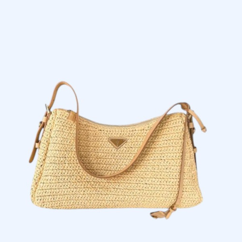 [ Prada ] 프라다 에메 크로셰 및 가죽 백