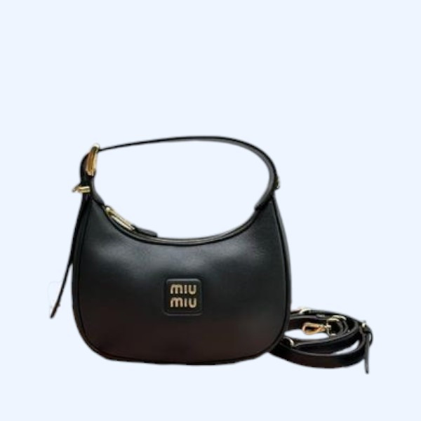 [ 미우미우 ] 레더 호보백 라지