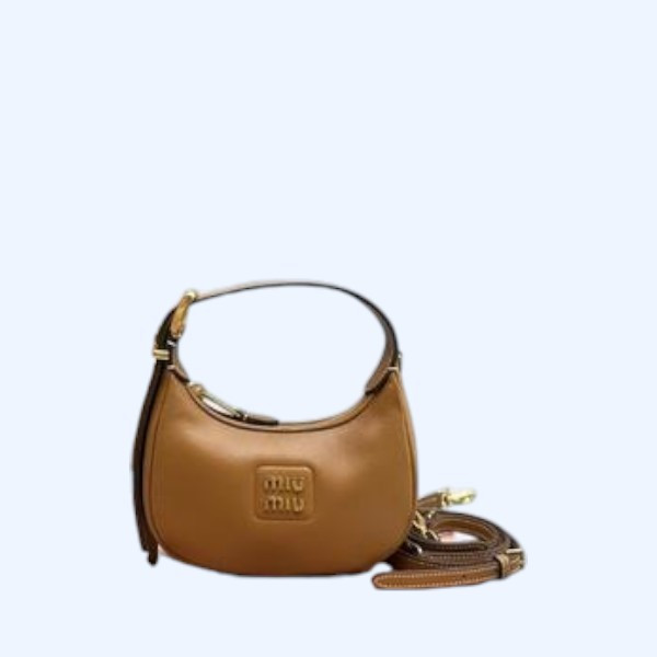 [ 미우미우 ] 레더 호보백 스몰