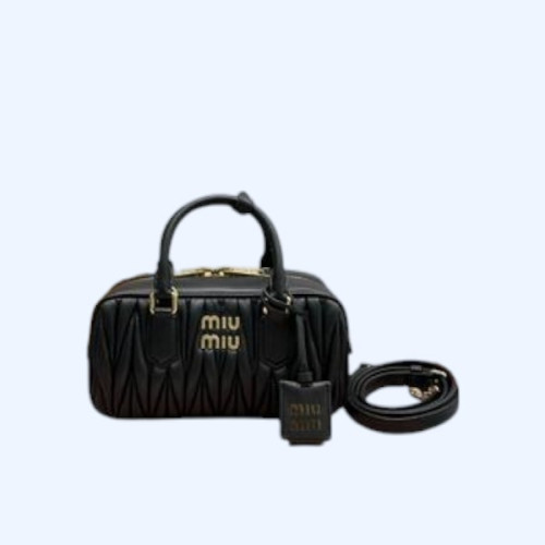 [ 미우미우 ] 마틀라세 레더 탑 핸들 백 스몰