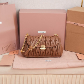 [ 미우미우 ] 마테라쎄 나파 가죽 숄더백