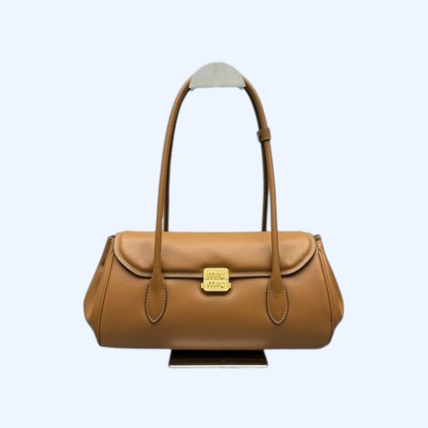 [ 미우미우 ] 레더 숄더백 라지