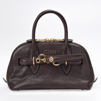 [ 미우미우 ] 아방뛰르 나파 가죽 탑 핸들 스몰 백