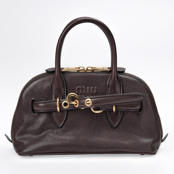 [ 미우미우 ] 아방뛰르 나파 가죽 탑 핸들 스몰 백