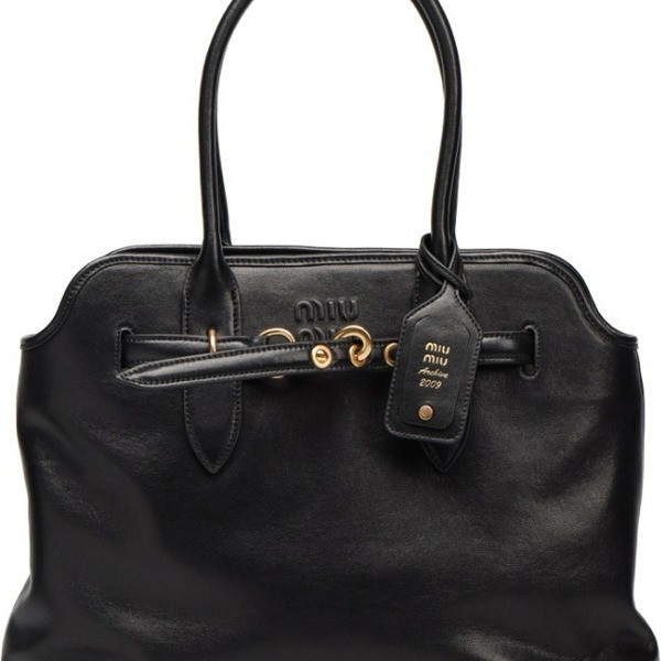 [ 미우미우 ] 아방뛰르 나파 가죽 미디엄 백