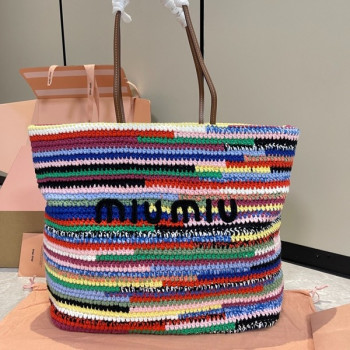 [ Miu Miu ] 미우미우 크로셰 토트백
