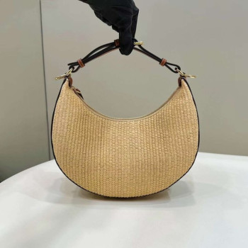 [Fendi] 펜디 그라피 내추럴 스트로 백 스몰