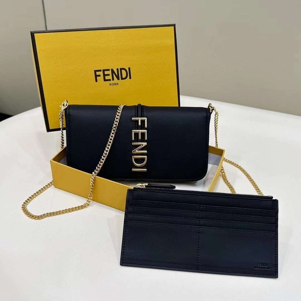 [Fendi] 펜디 그라피 체인 지갑
