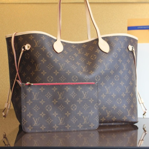 [ LV ] 네버풀 반둘리에 인사이드 아웃 모노그램 GM