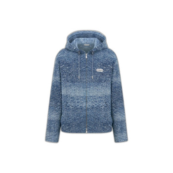 Christian Dior Paris 라벨 후드 블루종 재킷