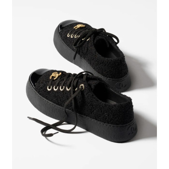 Washed suede sneakers