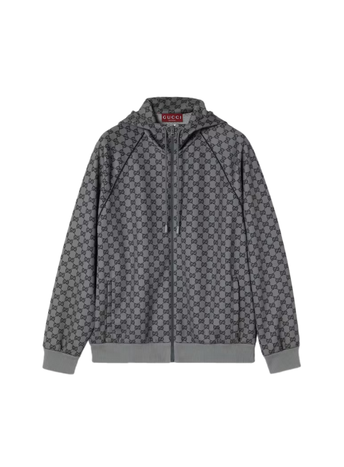 GG 네오프렌 지퍼 재킷