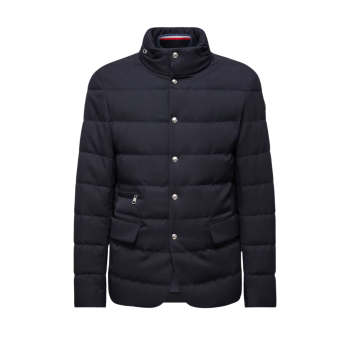 Bess 후드 울 쇼트 다운 재킷