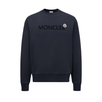 로고 코튼 스웨트 셔츠