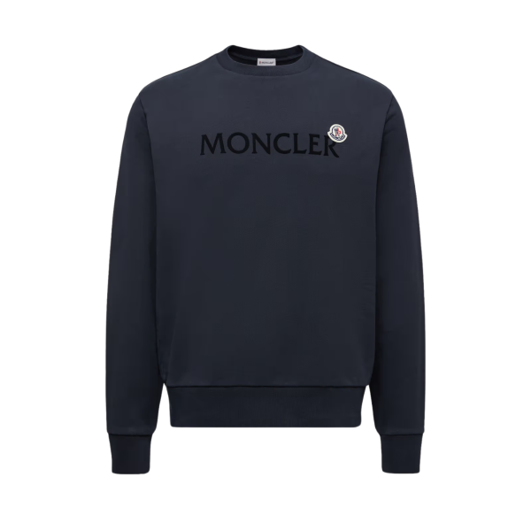 로고 코튼 스웨트 셔츠