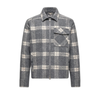 롱 슬리브 타탄 셔츠