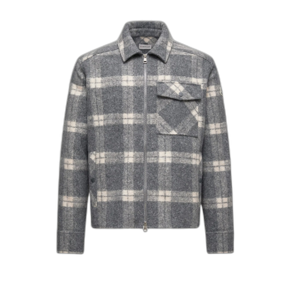 롱 슬리브 타탄 셔츠