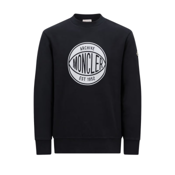 배스킷볼 로고 코튼 스웨트 셔츠