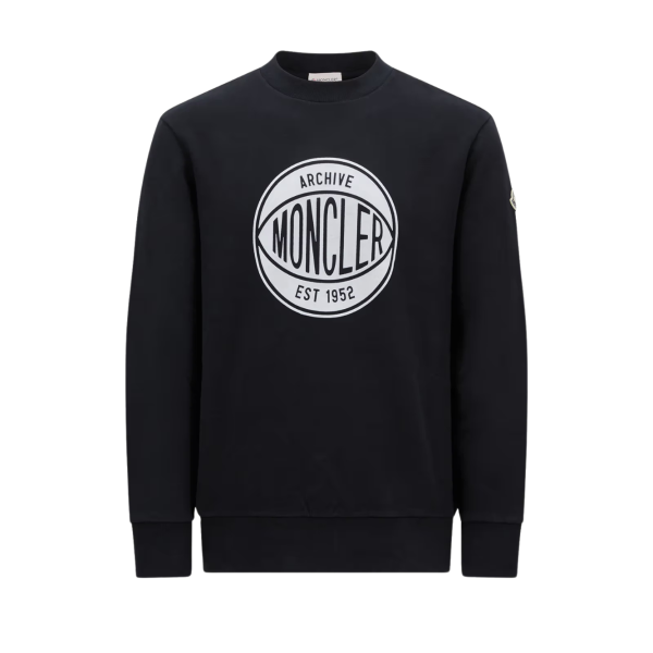 배스킷볼 로고 코튼 스웨트 셔츠