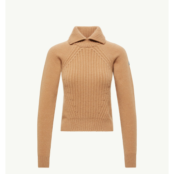 울 & 캐시미어 하이 칼라 스웨터