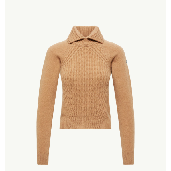 울 & 캐시미어 하이 칼라 스웨터