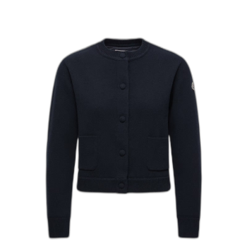 패딩 울 카디건