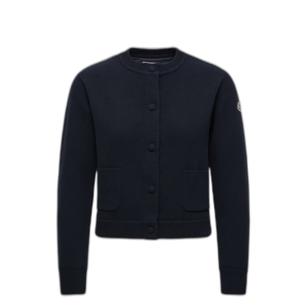 패딩 울 카디건