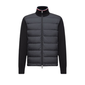 패딩 집업 코튼 카디건