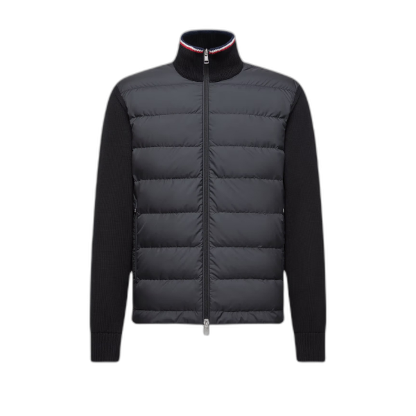 패딩 집업 코튼 카디건