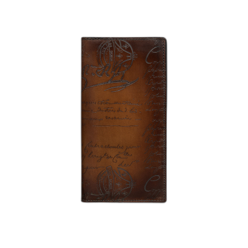 상탈 스크리토 레더 지퍼 장지갑