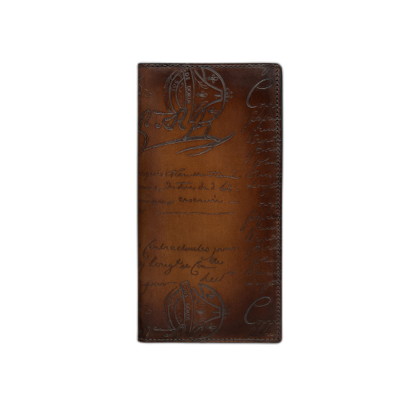 상탈 스크리토 레더 지퍼 장지갑