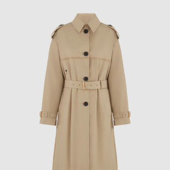 자수 트렌치 코트 (2color)