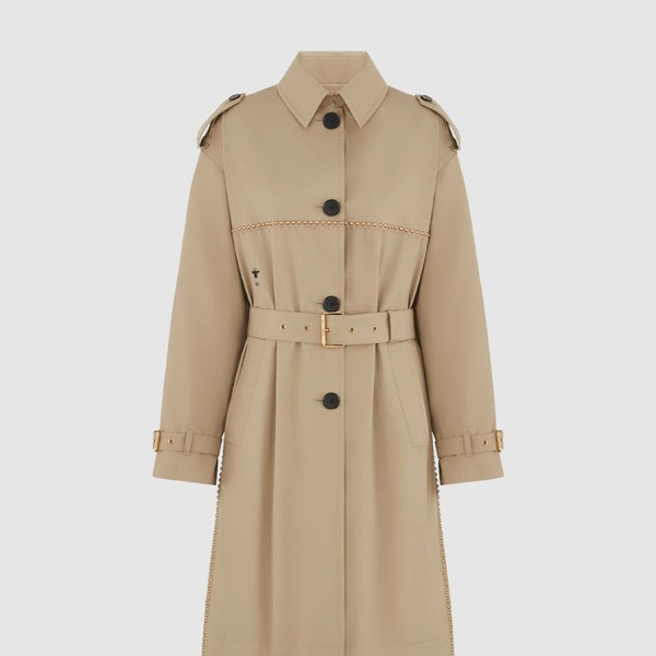 자수 트렌치 코트 (2color)