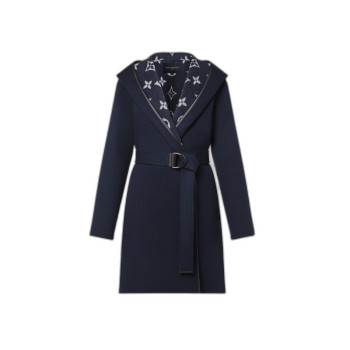 랩오버 후드 코트