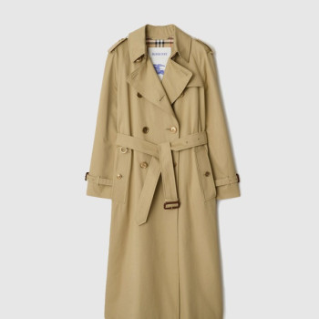 버버리 롱 개버딘 워털루 트렌치코트 