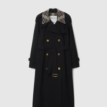 롱 체크 칼라 캐슬포드 트렌치코트 81136331