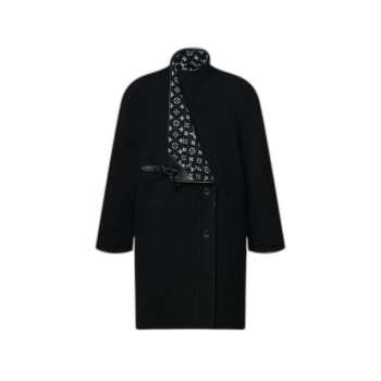 더블 페이스 롱 클립 프론트 코트 1AIPOA