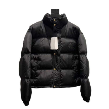 로고 쇼트 코트 (2color)