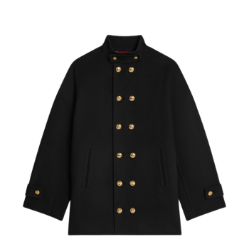 에그 코트 더블 페이스 울