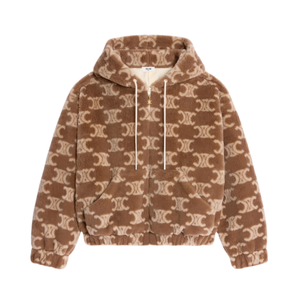 후드 재킷 트리옹프 울 퍼