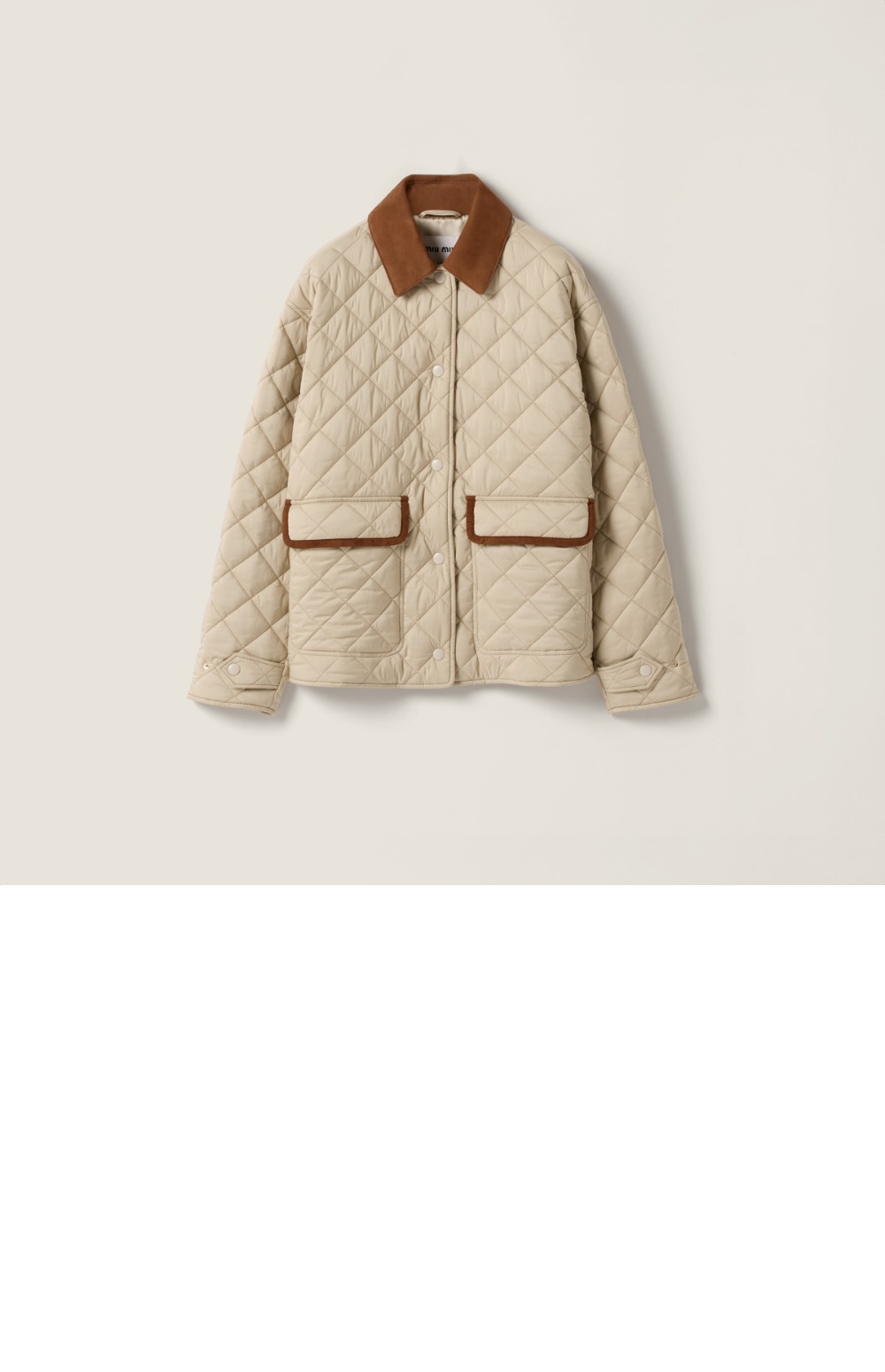 미러급레플리카사이트 | 명품레플리카 전문 쇼핑몰 | 딥퀄 - 퀼팅 테크니컬 퐁제 블루종 &gt; 미우미우