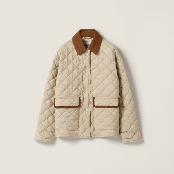 퀼팅 테크니컬 퐁제 블루종