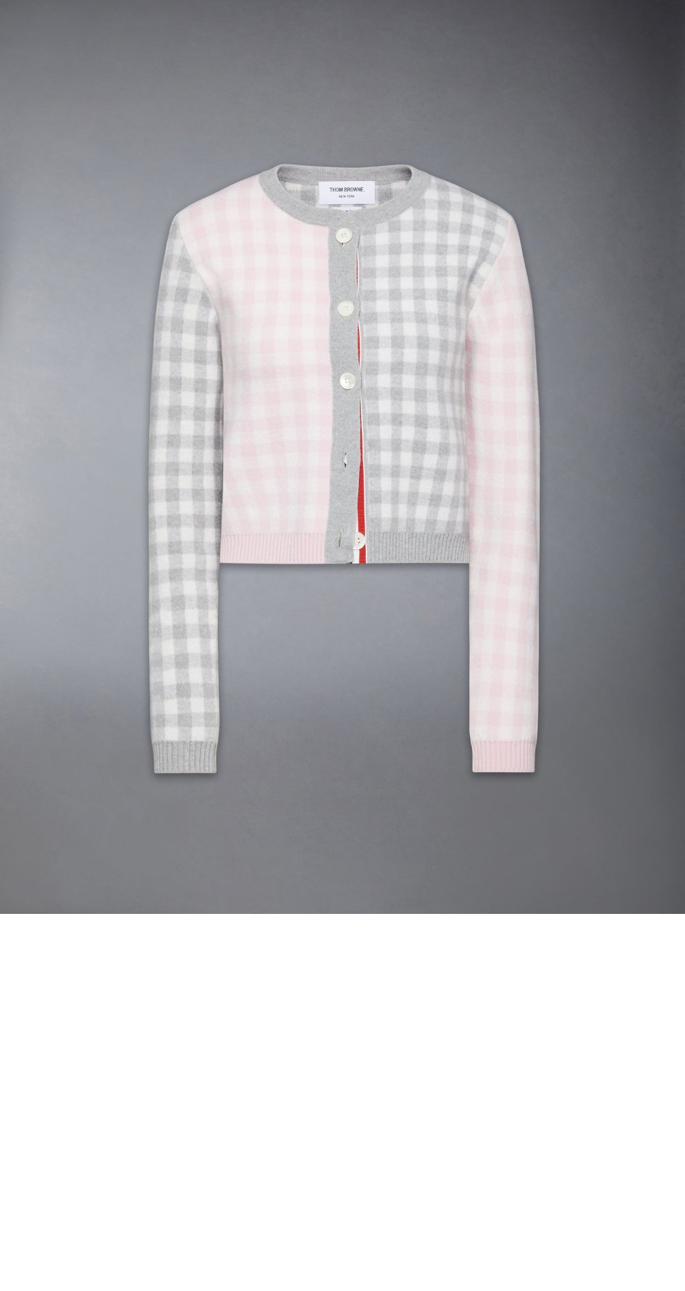 미러급레플리카사이트 | 명품레플리카 전문 쇼핑몰 | 딥퀄 - 펀믹스 깅엄 체크 자카드 메리노 울 카디건 &gt; 톰브라운