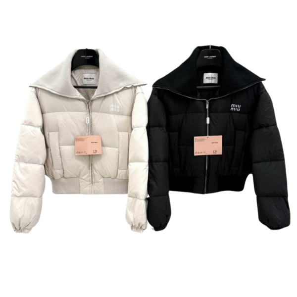 쇼트 구스 다운 재킷