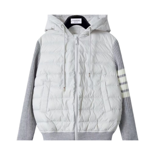 구스다운 후드 패딩 집업 (3color)